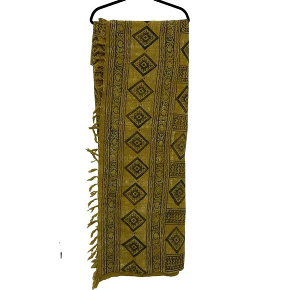 Cotton Throw Blanket Hand Block Printed - Picture 3 of 16